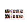 12 Sizes-24 Pcs Press On Nails Y193