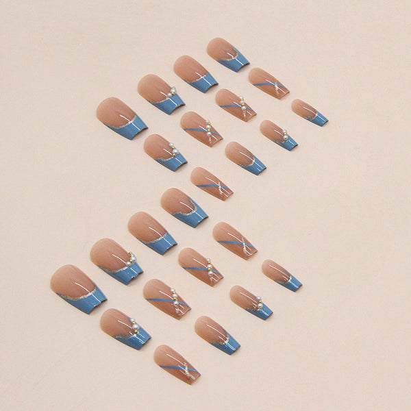 12 Sizes-24 Pcs Press On Nails Z665
