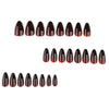 12 Sizes-24 Pcs Press On Nails JP4108