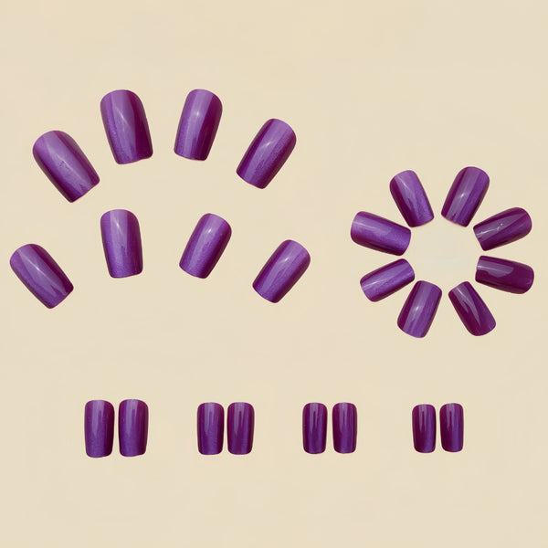 12 Sizes-24 Pcs Press On Nails Y176