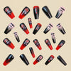 12 Sizes-24 Pcs Press On Nails Y890