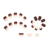 12 Sizes-24 Pcs Press On Nails R682