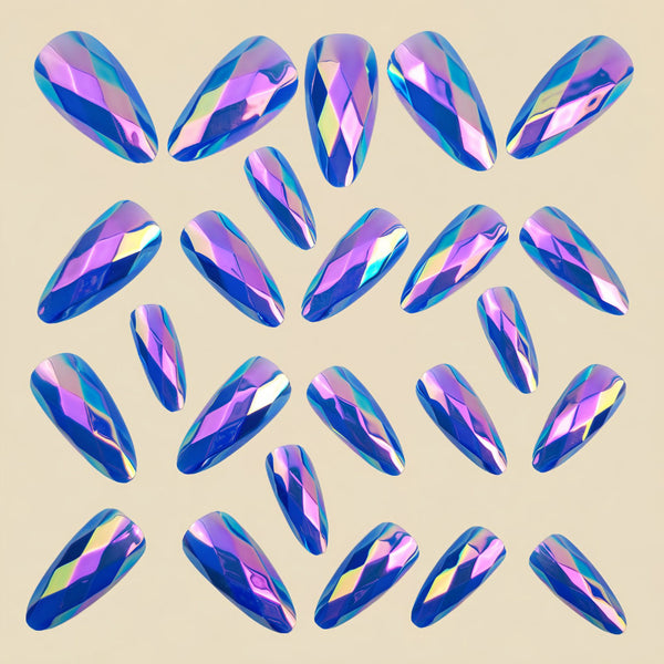 12 Sizes-24 Pcs Press On Nails Y1330