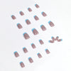 12 Sizes-24 Pcs Press On Nails JP1091