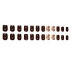 12 Sizes-24 Pcs Press On Nails W1882