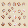 12 Sizes-24 Pcs Press On Nails Y779