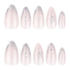 12 Sizes-24 Pcs Press On Nails JP4277