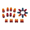 12 Sizes-24 Pcs Press On Nails Y1543
