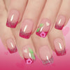 12 Sizes-24 Pcs Press On Nails C1479