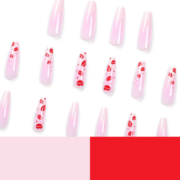 12 Sizes-24 Pcs Press On Nails JP2729