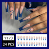 12 Sizes-24 Pcs Press On Nails Y178