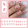 12 Sizes-24 Pcs Press On Nails C784
