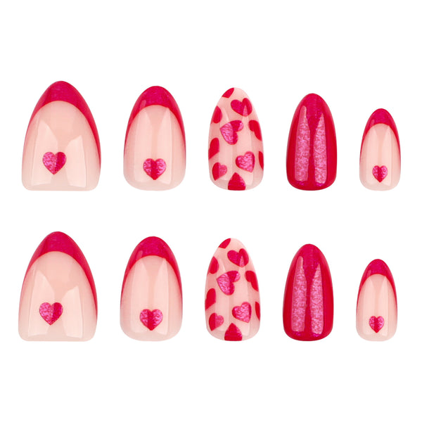 12 Sizes-24 Pcs Press On Nails JP3633