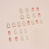 12 Sizes-24 Pcs Press On Nails W1563