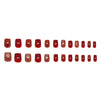12 Sizes-24 Pcs Press On Nails MY125