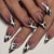 12 Sizes-24 Pcs Press On Nails W975