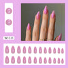 12 Sizes-24 Pcs Press On Nails W1331