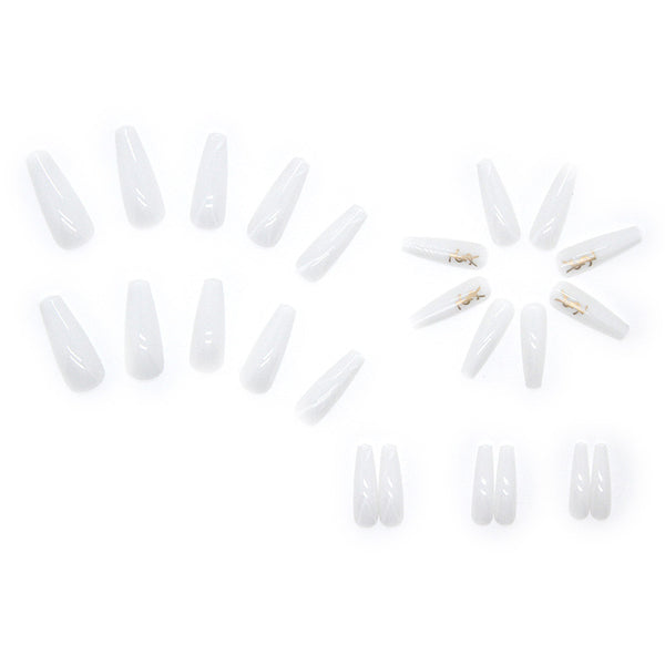 12 Sizes-24 Pcs Press On Nails W021