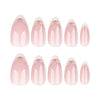 12 Sizes-24 Pcs Press On Nails JP3444