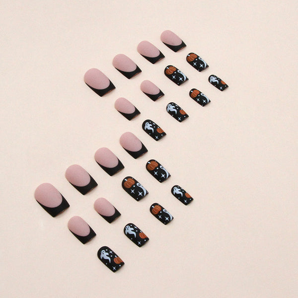12 Sizes-24 Pcs Press On Nails W1032