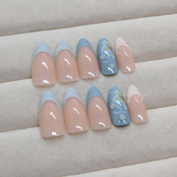 12 Sizes-24 Pcs Press On Nails Z896