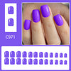 12 Sizes-24 Pcs Press On Nails C971