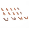 12 Sizes-24 Pcs Press On Nails Z160