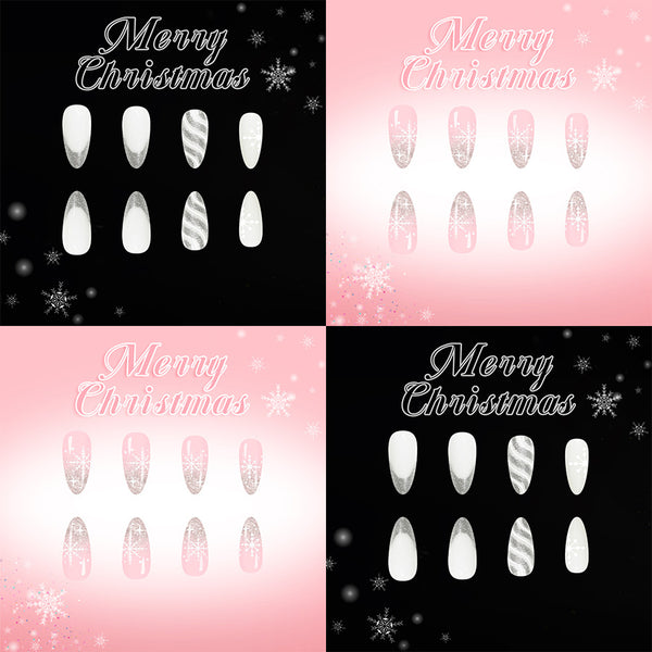 Christmas Press On Nails-2 Sets Mixed Pack (48PCS Total) xmas-6