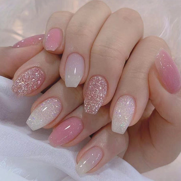 12 Sizes-24 PcsPress On Nails C491