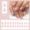 12 Sizes-24 Pcs Press On Nails C787
