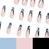 12 Sizes-24 Pcs Press On Nails JP1717