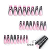 12 Sizes-24 Pcs Press On Nails JP3044