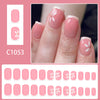 12 Sizes-24 Pcs Press On Nails C1053
