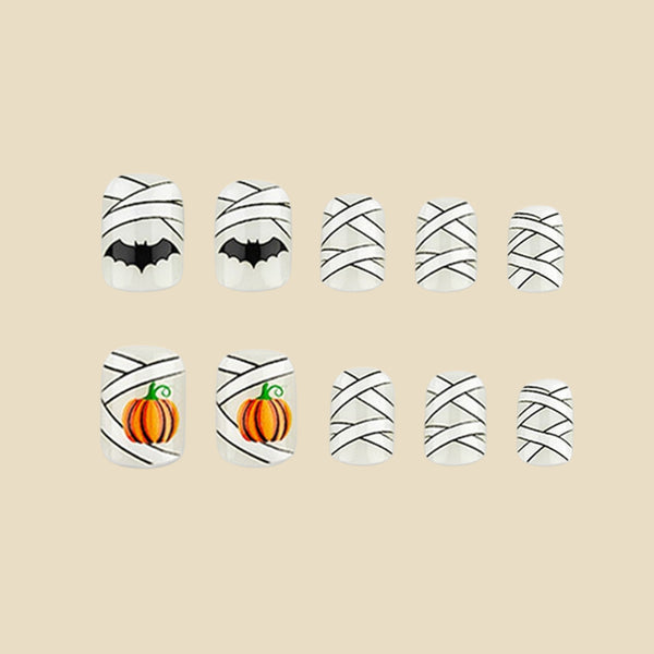 12 Sizes-24 Pcs Press On Nails y2101