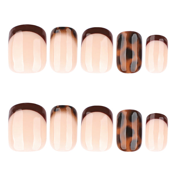 12 Sizes-24 Pcs Press On Nails JP4158