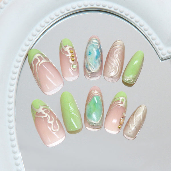 30 Pcs Press On Nails Z1232