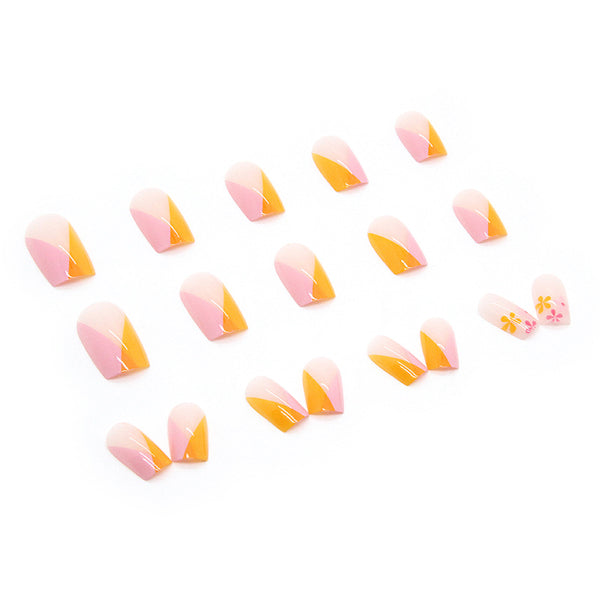12 Sizes-24 Pcs Press On Nails W135
