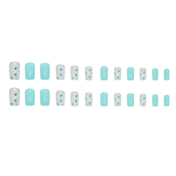 12 Sizes-24 Pcs Press On Nails W1128