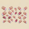 12 Sizes-24 Pcs Press On Nails Y1548