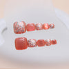 12 Sizes-24 Pcs Press On Nails F141
