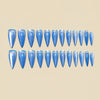 12 Sizes-24 Pcs Press On Nails Y1518