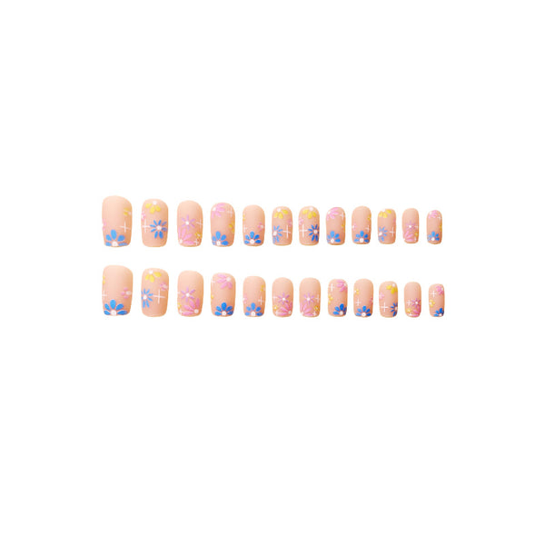 12 Sizes-24 Pcs Press On Nails Y119
