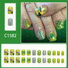 12 Sizes-24 Pcs Press On Nails C1582