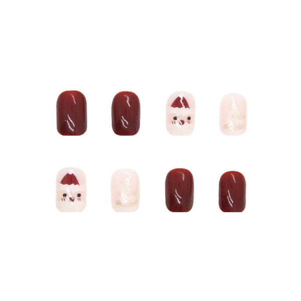 12 Sizes-24 Pcs Press On Nails R612