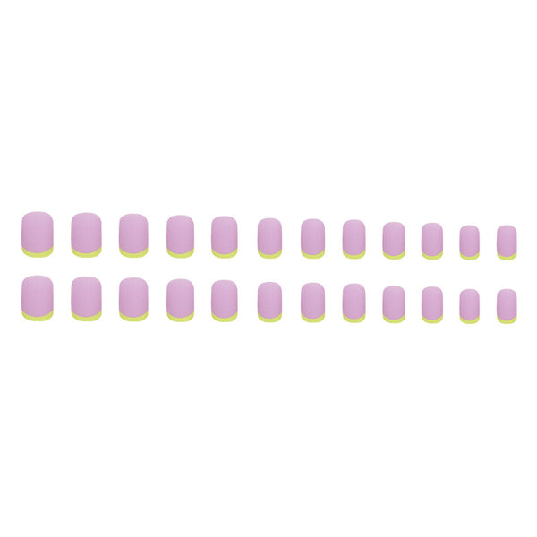 12 Sizes-24 Pcs Press On Nails W1371