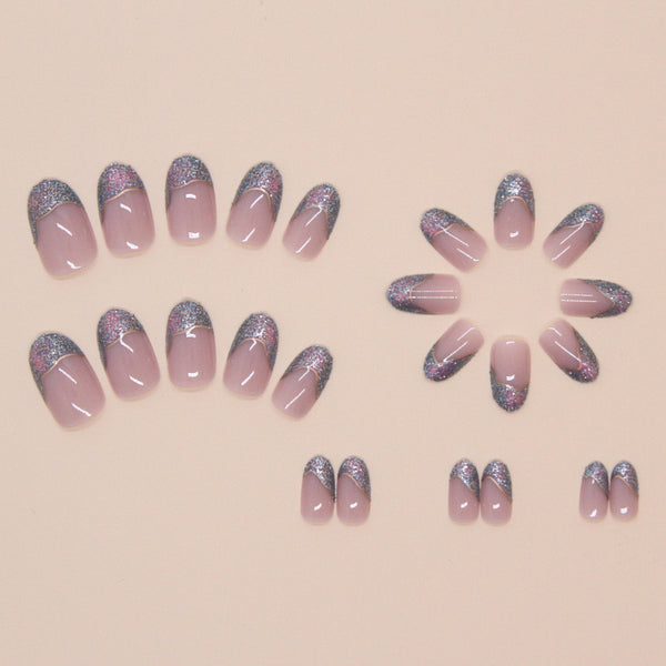 12 Sizes-24 Pcs Press On Nails W1654