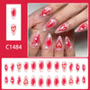 12 Sizes-24 Pcs Press On Nails C1484