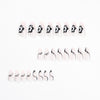 12 Sizes-24 Pcs Press On Nails JP3021