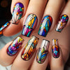 12 Sizes-24 Pcs Press On Nails Y559