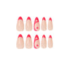 12 Sizes-24 Pcs Press On Nails JP1508